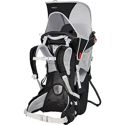 Imagen de Osprey Poco, Mochila portabebés unisex para senderismo, Starry Black O/S