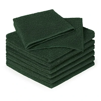 Imagen de Blumtal Bayetas de Limpieza Microfibra paño ecológica, 30 x 40 cm (Verde Oscuro Set 6)