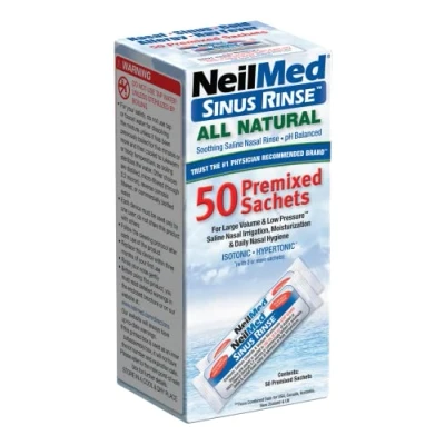 Imagen de NeilMed Lot de 50 sachets solution saline rince sinus