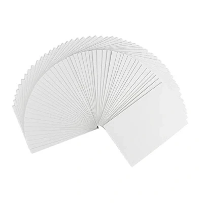 Imagen de Ideen mit Herz 50 tarjetas plegables en blanco ideal para manualidades de felicitación y invitación DIN C6 (10,5 cm x 14,8 cm) 230 g/m² color