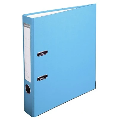 Imagen de Exacompta 918400B Archivador de palanca polipropileno, Azul Claro, Lomo 50mm, A4, 320x290 mm, 1 pieza