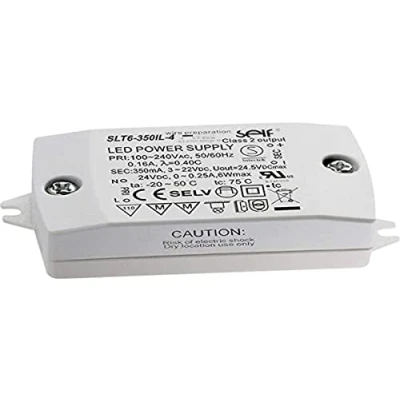 Imagen de Self Electronics SLT6 350IL 4 Controlador LED de Corriente Constante 7,7 W, 350 mA, 3 22 V/CC, Montaje en inflamable