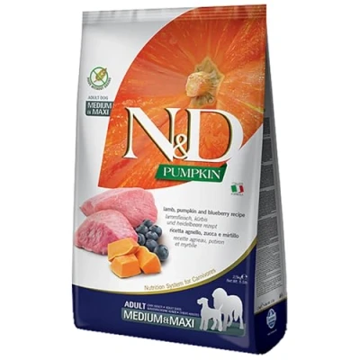 Imagen de Farmina Ndgrainfree Zucca Agnello Mirtillo kg 12 M/M