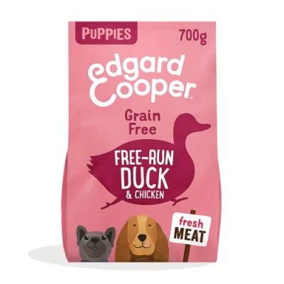 Imagen de Edgard &amp; Cooper Alimento seco de Pato y Pollo con plátano Guisantes para Cachorros