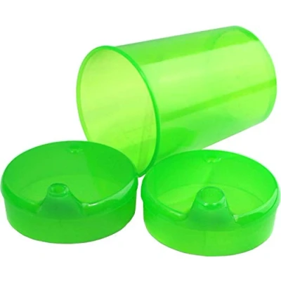 Imagen de Taza con Boquilla 250ML Set 5 Bases + 10 Tapa (Apertura Piezas 12 x 10mm y 4 4mm) en Diferent. Colores Von Medi Inn verde, Trinköffnung: mm