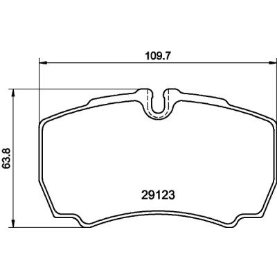 Imagen de HELLA 8DB 355 005 381 Juego de pastillas freno preparado para indicador desgaste con tornillos pinza IVECO: DAILY 3 Kasten/Kombi