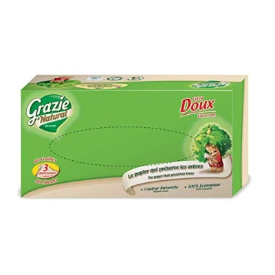 Imagen de Grazie Caja de 80 hojas 3 capas pañuelos ecológicos, no lote 2