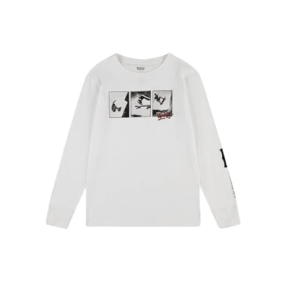 Imagen de Levi&#039;s Kids Lvb 3peat photoreal ls Camiseta Niños Blanco Brillant 5 años