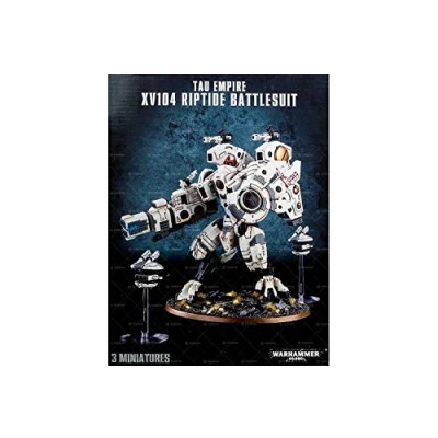 Imagen de Games Workshop Warhammer 40k Tau XV104 Exo Armor Riptide, Negro, L