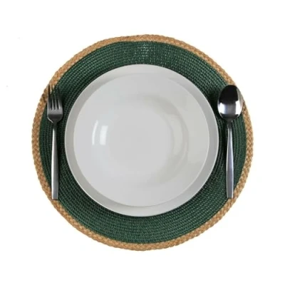 Imagen de Versa Salvamantel Verde Yute Polipropileno Jacinto de Agua 38 x cm