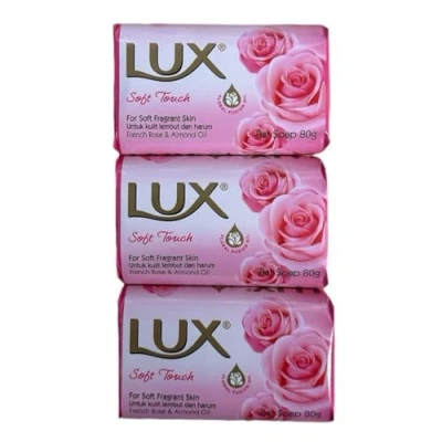 Imagen de LUX SOAP SOFT TOUCH FRENCH ROSE 3PK