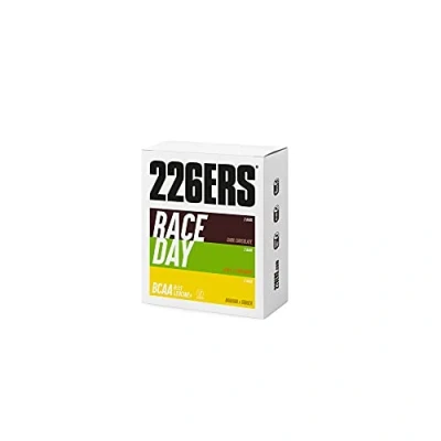Imagen de 226ERS Race Day BCAA&#039;s Barritas Energéticas y de Resistencia con 8:1:1 Multivitaminas Veganas Manzana &amp; Canela, Plátano Jengibre Chocolate Negro 6 barras x 40gr