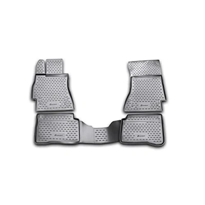 Imagen de Element 2D Alfombrillas de Goma Antideslizantes para Mercedes Benz S Class W221 2005 &gt;, 4 pcs.(TPE, Alta Durabilidad)