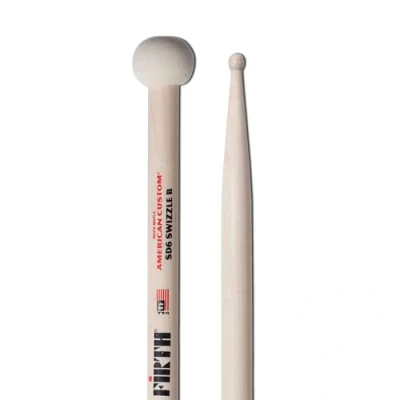 Imagen de Vic Firth Baquetas de la serie American Custom® SD6 Swizzle B Arce Punta Madera