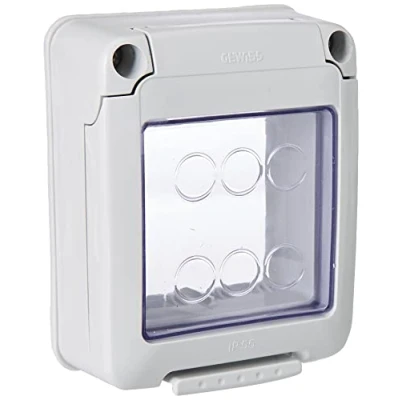 Imagen de Gewiss coperchio di ricambio contenitore stagno ip 55 a 2 posto per serie 27 combi comprensivo viti