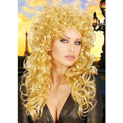 Imagen de WIDMANN 5958E Atractiva Peluca para Mujer Adulta, Años 60, Carnaval, Fiestas Temáticas, Talla Única, Color Rubio