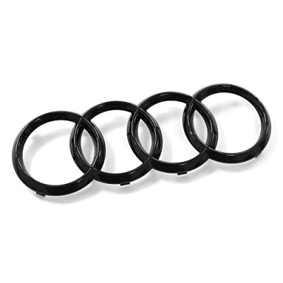 Imagen de Audi 80A071801 Emblema Black Edition para Rejilla de radiador, Color Negro, Facelift a Partir 06/2020