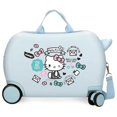 Imagen de Hello Kitty You Are Cute Maleta Infantil Azul 45x31x20 cms Rígida ABS 24,6L 1,8 kgs 4 Ruedas Equipaje Mano