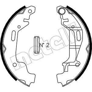 Imagen de Kit de zapatas METELLI 53 0314