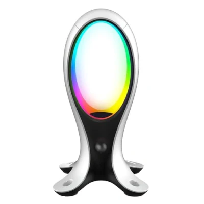 Imagen de Subsonic Electra Soporte para auriculares gaming con luz LED RGB y concentrador usb, gamer espacio figura