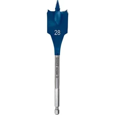 Imagen de Bosch Professional 1x Brocas fresadoras planas Expert SelfCut Speed (para Madera blanda, Aglomerado, Ø 28,00 mm, Longitud 152 accesorios Taladro de impacto rotativo)