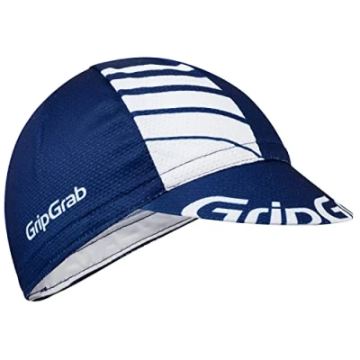 Imagen de GripGrab Gorra Ciclismo Lightweight De Verano Bicicleta Carretera Protección Uv Visera Bajo Casco Tr, Unisex Adulto, Azul (Blue), M L