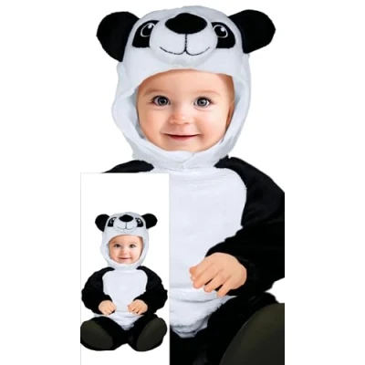 Imagen de FIESTAS GUIRCA Disfraz de Pequeño Panda para Bebé Mono Niños Pequeños Bebés 18 a 24 Meses