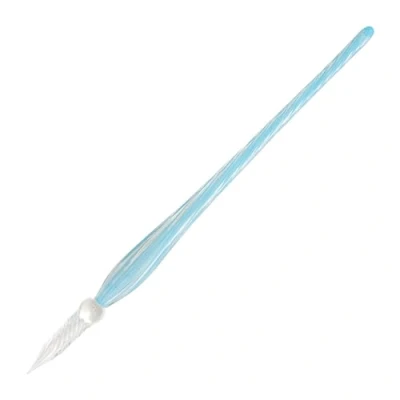 Imagen de Jacques Herbin 21812T Pluma de cristal trenzado (18 cm), color azul