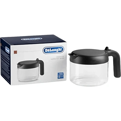Imagen de Jarra de cristal De&#039;Longhi DLSC021, Para 6 tazas café, Transparente/Negro