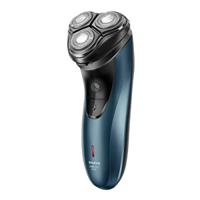 Imagen de Afeitadora Taurus SHA1201, eléctrica, Sin cable, Seco o mojado, 45 min, Cortapatillas, Curve Technology, Carga USB, Ergonómica, Inox