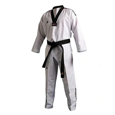Imagen de adidas Dobok taekwondo ADI FIGHTER 3 bandas collo negro T/180
