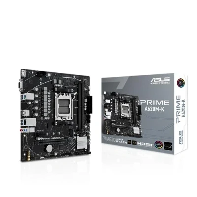 Imagen de ASUS Prime A620M K AMD A620 Emplacement AM5 Micro ATX