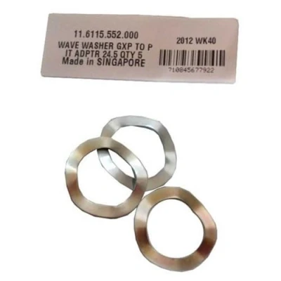 Imagen de SRAM Road Wave Arandela para Adaptador GXP a presión (5 Unidades), Color Plateado, 24,5 m