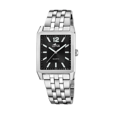 Imagen de LOTUS Reloj Hombre 18983/4 Square Series Caja de Acero Inoxidable 316l Plateado Correa