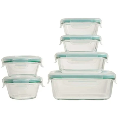 Imagen de OXO Good Grips 16 Piece Smart Seal Leakproof Glass Food Storage Container Set