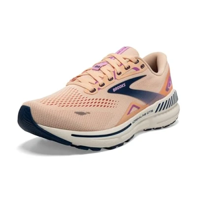 Imagen de Brooks Adrenaline Gts 23, Sneaker Mujer, Multicolor Apricot Estate Blue Orchid, 37.5 EU