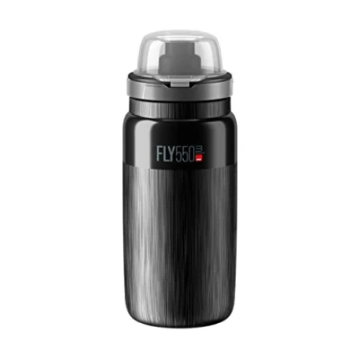 Imagen de Elite Fly Tex MTB Botella de, Unisex Adulto, Claro, 550 ml