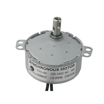 Imagen de CHANCS TYC 50 Motor sincrónico 220V AC 2.5 3RPM CW/CCW Esfuerzo de torsión 4W Poder Peque?o Motorreductor