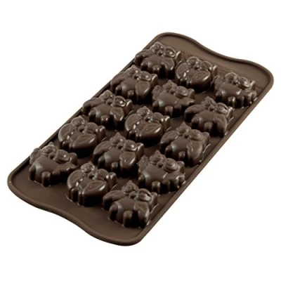 Imagen de Silkomart SCG26 Choco GUFI Molde de Silicona 34X30 H 15 MM, Marrón
