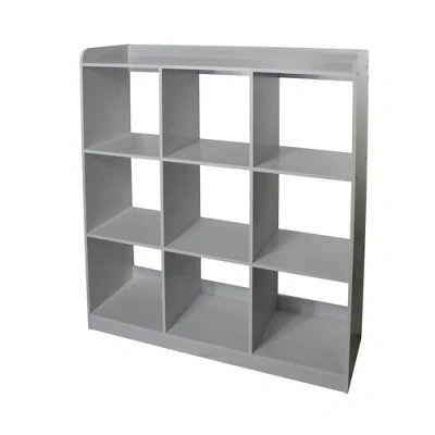 Imagen de Iris Ohyama, Mueble multifuncional / Mobiliario infantil de madera Estantería para juguetes y libros Armario infantil, Diseño,Modular, Casa, escuela Kids cube shelf KCX 9 Gris