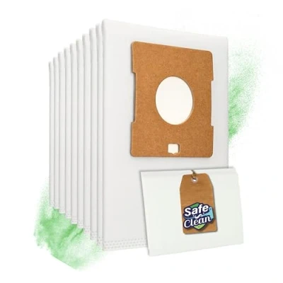 Imagen de 10 bolsas para aspiradora Clatronic BS 1301 &amp; 1303 + 1 Filtro de Microsafe