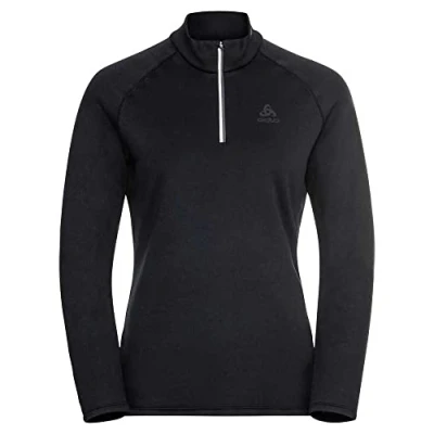 Imagen de Odlo Damen BESSO Midlayer mit 1/2 Reißverschluss, Black, S