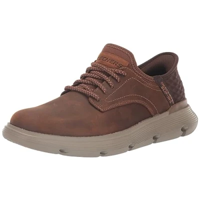 Imagen de Skechers Hands Free Slip ins Garza Gervin, Zapatillas Hombre, Brown, 45 EU Ancho