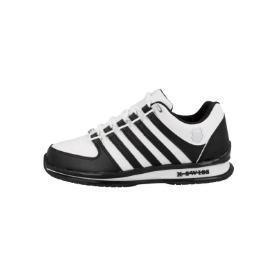 Imagen de K Swiss Rinzler Zapatillas para hombre, color blanco, blanco y negro, talla 47 EU
