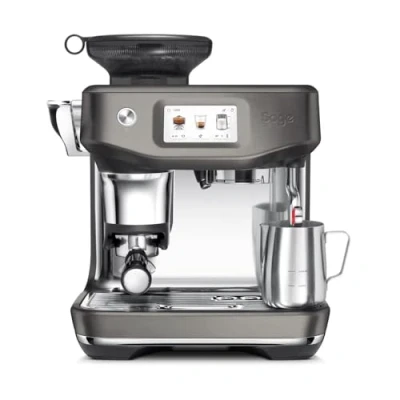 Imagen de Sage Barista Touch Impress Cafetera Profesional con Espumador de Leche Automático y Molinillo Incorporado, Acero Inoxidable Negro