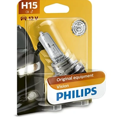 Imagen de PHILIPS 12580B1 Lámpara, faro de carretera H15 12V 55/15W Halógena VOLKSWAGEN: Multivan 5 (7HM, Golf 6, 7, AUDI: A5 B8 Coupé, A6 C6 Berlina, Q7