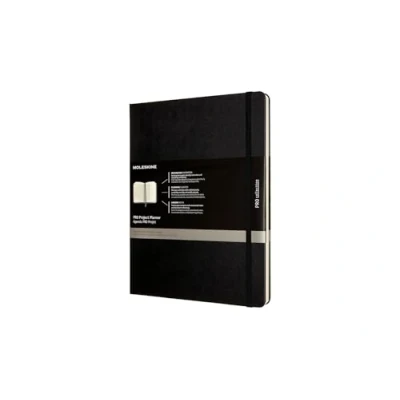 Imagen de Moleskine Agenda Profesional y Libreta, Objetivos, Productividad, Gestión de Proyectos por Semanas, Meses Anual, Tapa Dura, Tamaño XL 19 x 25 cm, Color Negro, 288 Páginas