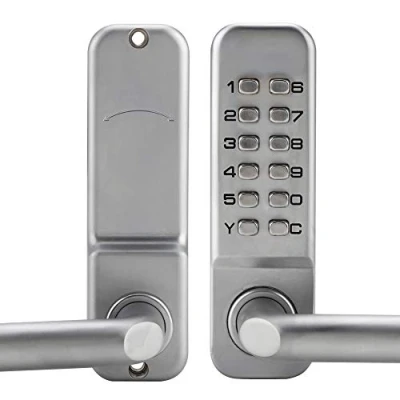 Imagen de Bloqueo de código, 1 11 dígitos Aleación zinc Cerradura la puerta entrada sin llave Combinación código conveniente Contraseña seguridad