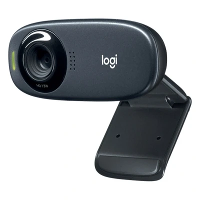 Imagen de Logitech C310 Webcam HD, Video Llamadas HD Amplio Campo Visual, Corrección de Iluminación, Micrófono Reductor Ruido, Skype, FaceTime, Hangouts, WebEx, PC/Mac/Portátil/Macbook/Tablet, Color Negro