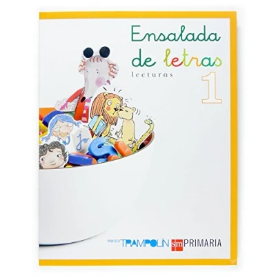 Imagen de Lecturas. Ensalada de letras. 1 Primaria. Trampolín (SIN COLECCION)